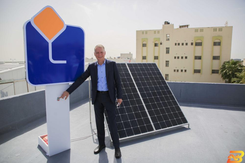 باديكو تفتتح مشروع توليد الطاقة الكهربائية في غزة