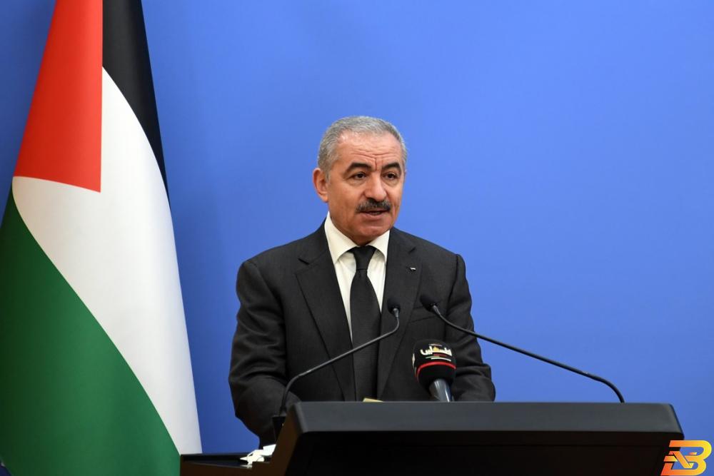 رئيس الوزراء محمد اشتية اشتية يثمن منحة الصناديق العربية والاسلامية لدعم المشاريع التنموية والتطويرية